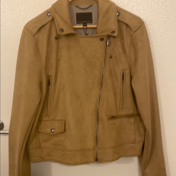 Banana Republic Tan Suede Moto Jacket - Picture 3 of 6